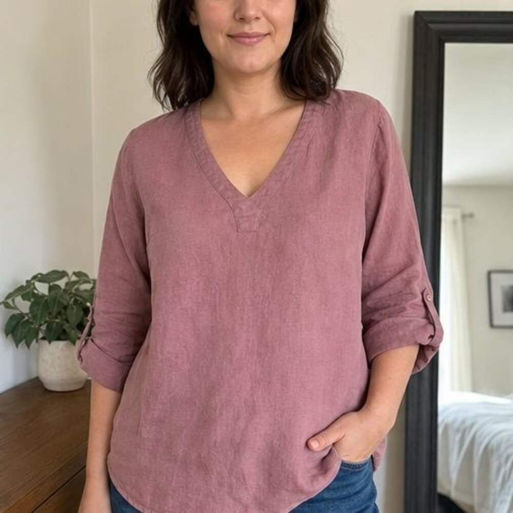 Rust Cami Blouse - Picture 2 of 6
